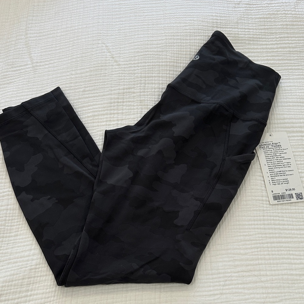 Lululemon Aling pant 25’ pockets
